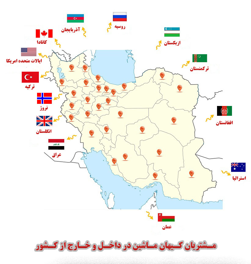 قنادی ها و شیرینی سرا های مشتریان کیهان ماشین